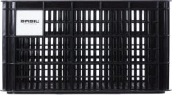 Basil Fietskrat L - Groot - 40 Liter - Zwart