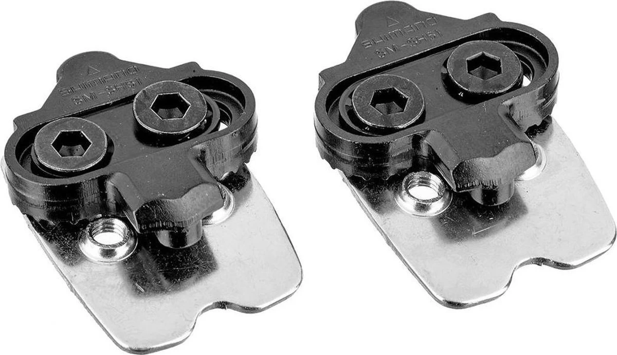 Shimano Schoenplaatjes Spd Sm-sh51 Inclusief Tegenstuk 1 Shimano Schoenplaatjes Spd Sm-sh51 Inclusief Tegenstuk