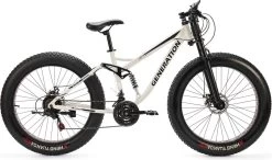 Generation SUPER BIKE Mountainbike 26 Inch - Wit - Brede Banden