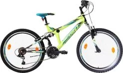 Sprint Element - Mountainbike 24 Inch - Met 18 Versnellingen Shimano - Voor Jongens En Meisjes - Geel - Framemaat:46 Cm - BK21SI0710 R6