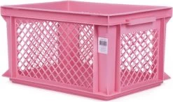 Benson Lastpak Fietskrat Kunststof Roze - L40 X B30 X H22 Cm