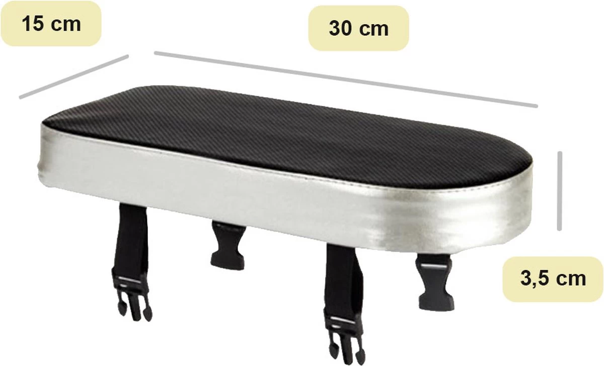 Lynnz® Bagagedrager Kussen - Fietskussen Achter - Bagagedragerkussen - Kussentje - Fiets Kussen 6 Lynnz® Bagagedrager Kussen - Fietskussen Achter - Bagagedragerkussen - Kussentje - Fiets Kussen - Afbeelding 6