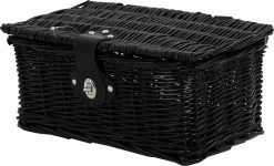 AMIGO - Fietsmand - Type Bakkersmand – 6,5 Liter - Zwart