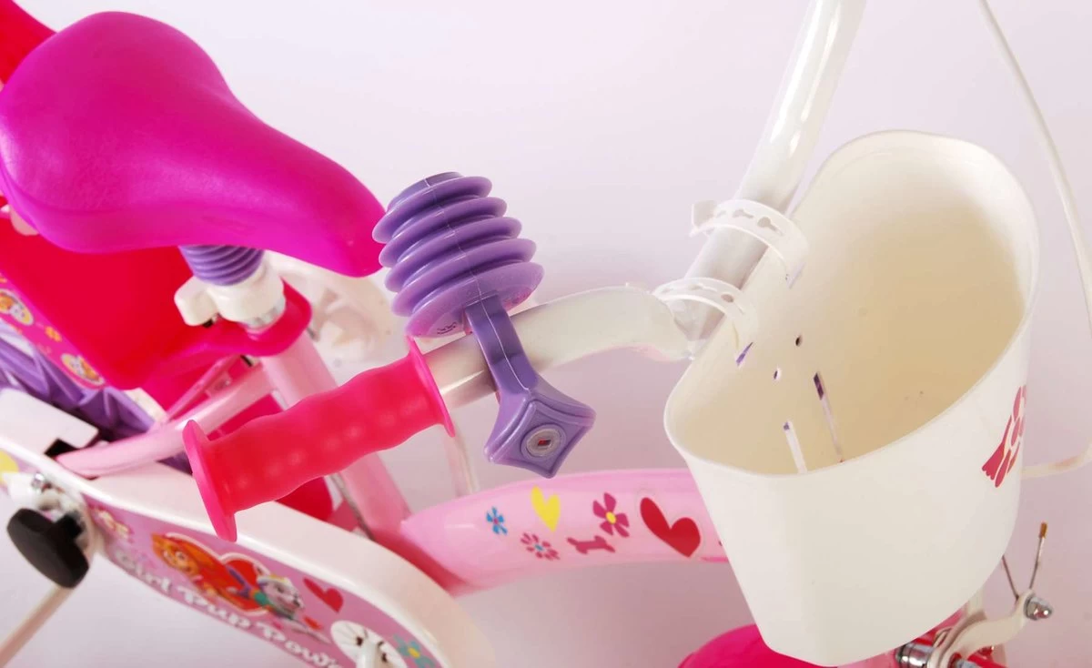 Volare Paw Patrol Kinderfiets - Meiden - 12 Inch - Roze - Doortrapper 17 Volare Paw Patrol Kinderfiets - Meiden - 12 Inch - Roze - Doortrapper - Afbeelding 17