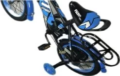 Kinderfiets - 14 Inch Kinderfiets -vanaf 3-5 Jaar Jongens En Meisjes Fietsen - Terugtrap -Rem -Stabilisatoren（2 Zijwieltjes）- Mandje - Achterbank - Blauw -Fiets Serie Winkel 1200x760 2