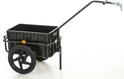 CLP Aanhanger Voor Fietsen WILLY, Dekzeil, Universele Koppeling Zwart