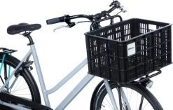 Basil Fietskrat L - Groot - 40 Liter - Zwart -Fiets Serie Winkel 1200x765
