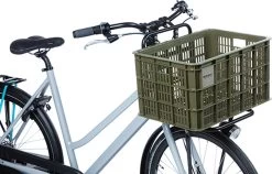 Basil Fietskrat L - Groot - 40 Liter - Groen -Fiets Serie Winkel 1200x767 3