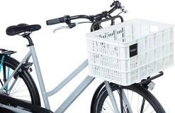 Basil Fietskrat L - Groot - 40 Liter - Wit -Fiets Serie Winkel 1200x773