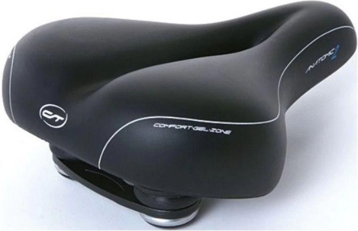 Contec City Tour Anatomic 2 Fietszadel - Heren - Waterdicht - Zwart 1 Contec City Tour Anatomic 2 Fietszadel - Heren - Waterdicht - Zwart