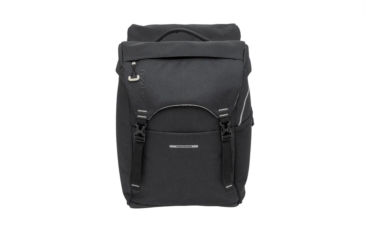 New Looxs Sports Double Dubbele Fietstas MIK - 32 Liter - Zwart 2 New Looxs Sports Double Dubbele Fietstas MIK - 32 Liter - Zwart - Afbeelding 2