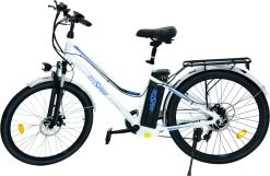 Elektrische Fiets E-Fietsen | E-bike- 26 Inch - Volwassen 250w Elektrische Fiets Volwassen-BK1-Wit