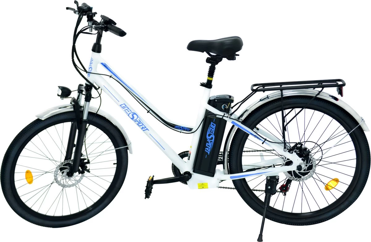 Elektrische Fiets E-Fietsen | E-bike- 26 Inch - Volwassen 250w Elektrische Fiets Volwassen-BK1-Wit
