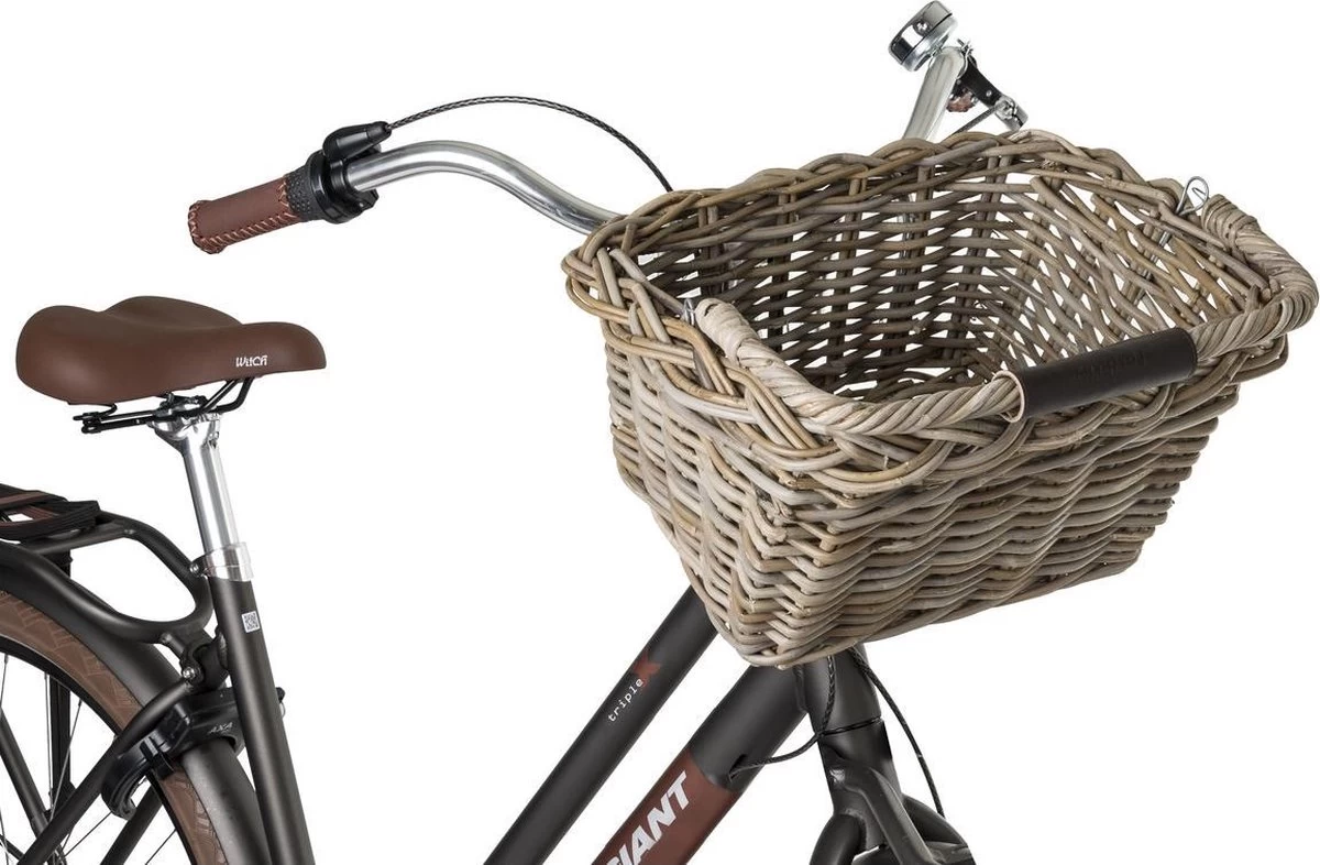 Fastrider Elif Rotan Fietsmand - Naturel - 16L - Handgemaakt 2 Fastrider Elif Rotan Fietsmand - Naturel - 16L - Handgemaakt - Afbeelding 2