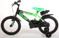 Volare Sportivo Kinderfiets - Jongens - 16 Inch - Neon Groen Zwart - 95% Afgemonteerd -Fiets Serie Winkel 1200x788 4