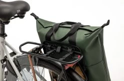 New Looxs Odense Kota Enkele Fietstas - Afneembaar Shopper - 24 Liter - Groen -Fiets Serie Winkel 1200x791 2