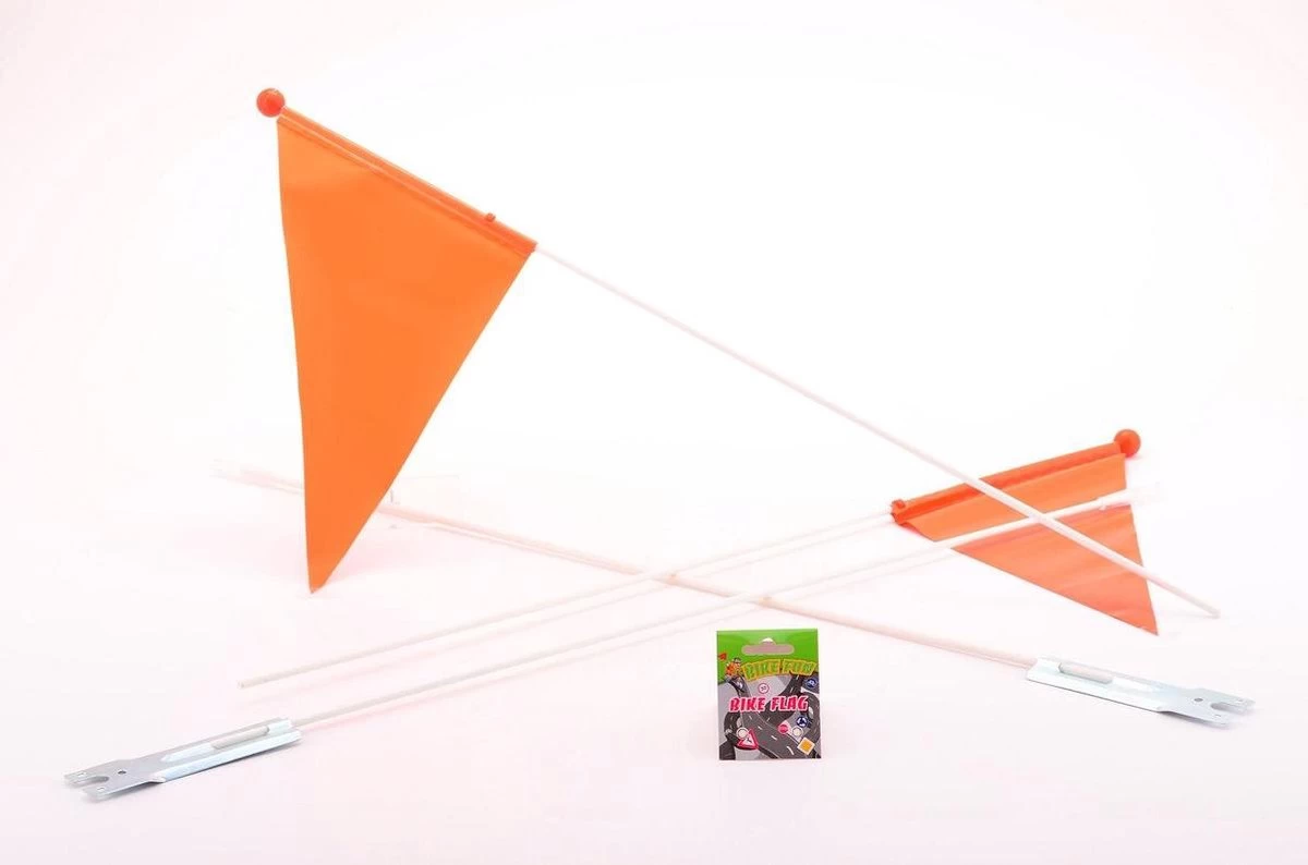Johntoy - Fietsvlag - Kinderen - Oranje 1 Johntoy - Fietsvlag - Kinderen - Oranje