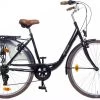Amigo Style - Damesfiets 28 Inch - Fiets Met 6 Versnellingen - Zwart