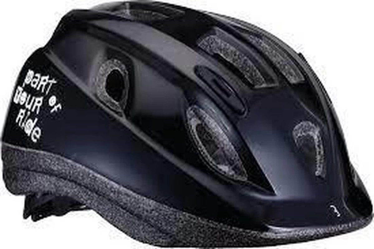 BBB Cycling Boogy Fietshelm - Kind - Maat M - Glanzend Zwart - BHE-37 2 BBB Cycling Boogy Fietshelm - Kind - Maat M - Glanzend Zwart - BHE-37 - Afbeelding 2