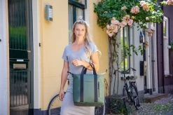 New Looxs Odense Kota Enkele Fietstas - Afneembaar Shopper - 24 Liter - Groen -Fiets Serie Winkel 1200x799 29
