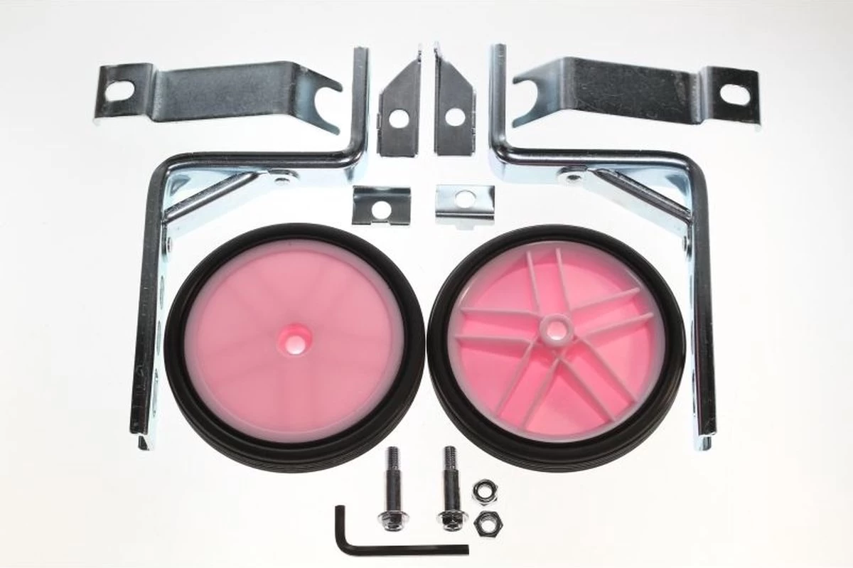 Pexkids Zijwieltjes 12-20 Inch Mila Pvc Zwart Met Roze 3 Pexkids Zijwieltjes 12-20 Inch Mila Pvc Zwart Met Roze - Afbeelding 3