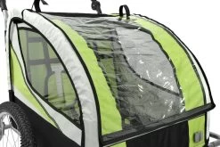 Fietkar - 2 Kinderen - Met Schokbreker - Lime -Fiets Serie Winkel 1200x800 156