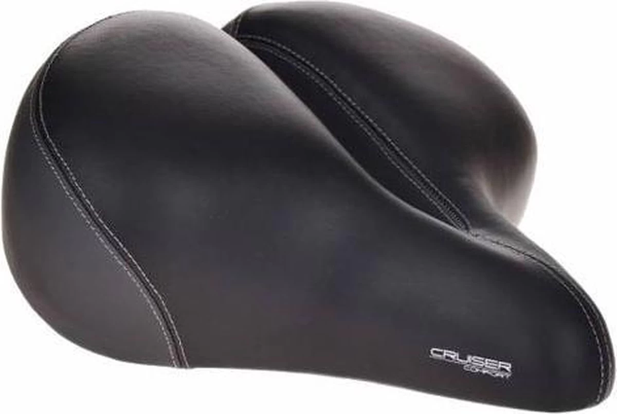 Contec City/Tour Fietszadel - Zwart - XXL Zitvlak - Met Uitsparing 2 Contec City/Tour Fietszadel - Zwart - XXL Zitvlak - Met Uitsparing - Afbeelding 2