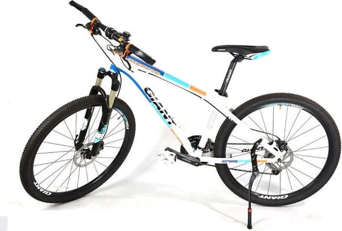 Decopatent® PRO Fietsstandaard - 24- 29 Inch - Mountainbike Standaard - Verstelbaar 46 -> 50 Cm - Fietsenstandaard - Zijstandaard 4 Decopatent® PRO Fietsstandaard - 24- 29 Inch - Mountainbike Standaard - Verstelbaar 46 -> 50 Cm - Fietsenstandaard - Zijstandaard - Afbeelding 4