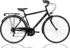Denver D-Road,herenfiets, Trekking, 7 Sp, Zwart