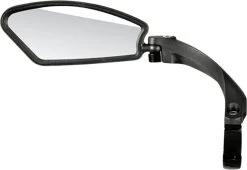 Fietsspiegel - Fietsspiegel Ebike - Links - Achteruitkijkspiegel - Fietsspiegel Op Stuur - Fiets Spiegel - Verstelbaar - Zwart - Stuurbevestiging - EJC Products