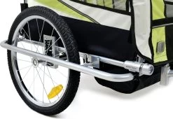 Fietkar - 2 Kinderen - Met Schokbreker - Lime -Fiets Serie Winkel 1200x826 11