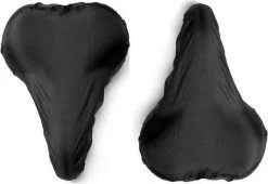 Merkloos 2x Zwarte Zadelhoes Waterdicht - Voordelige Zadelhoezen Voor De Fiets