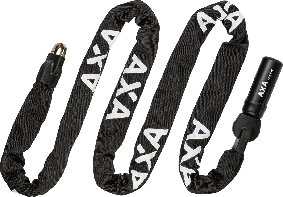 AXA Linq City 180 Kettingslot - Slot Voor Bakfietsen - 180 Cm – 7 Mm - Zwart 1 AXA Linq City 180 Kettingslot - Slot Voor Bakfietsen - 180 Cm – 7 Mm - Zwart