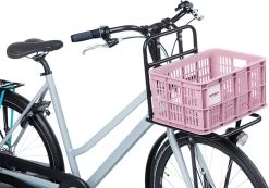 Basil Fietskrat S - Small - 17.5 Liter - Roze -Fiets Serie Winkel 1200x841 1