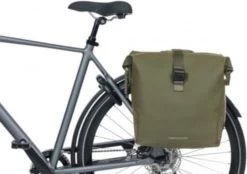 Basil SoHo Dubbele Fietstas MIK - Mosgroen - 41 Liter -Fiets Serie Winkel 1200x844 2