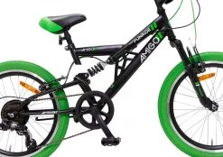Amigo Fun Ride - Mountainbike 20 Inch - Voor Jongens En Meisjes - Met 7 Versnellingen - Zwart/Groen -Fiets Serie Winkel 1200x844 9
