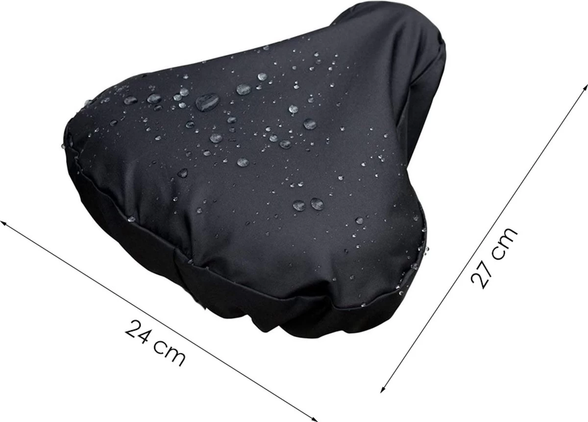 Zadelhoes - 2 Stuks - Zwart - Universeel - Bescherming Van Je Zadel Tegen Weer En Wind 3 Zadelhoes - 2 Stuks - Zwart - Universeel - Bescherming Van Je Zadel Tegen Weer En Wind - Afbeelding 3