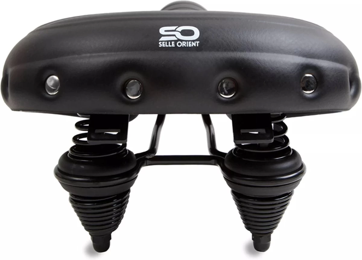 Zadel Selle Orient - Elastomeer Unisex 270 X 244 Mm - Zwart Fietszadel 2 Zadel Selle Orient - Elastomeer Unisex 270 X 244 Mm - Zwart Fietszadel - Afbeelding 2