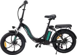 Hitway BK6 Elektrische Fiets | Opvouwbare E-bike | 20 Inch Fat Tire | 350W Motor | 10Ah | Zwart/Groen -Fiets Serie Winkel 1200x865 4