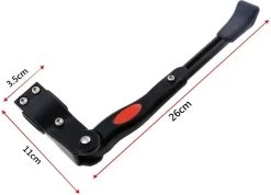 Merkloos Fietsstandaard Enkel 26 Cm Zijstandaard Aluminium Roestvrij Fiets Mountainbikes Makkelijk Te Installeren - Mountainbike Standaard Universeel - MTB Kickstand -Fiets Serie Winkel 1200x867 2