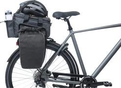 Basil Miles XL Pro Bagagedragertas MIK - 9-36 Liter - Zwart/Grijs -Fiets Serie Winkel 1200x868