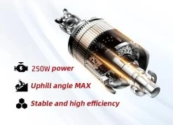 ElectronicWorks AiE-1 – Elektrische Step – E-step – 250KW – 25Km/h – 20KM Afstand – 120KG – Zwart -Fiets Serie Winkel 1200x868 5