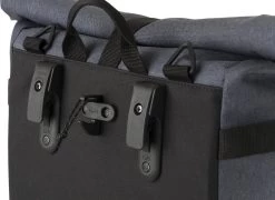 AGU Urban H2O Roll-Top Enkele Fietstas - Tas Met Afneembare Schouderriem - 3M Reflectie - Waterdicht - 14 Liter - Grijs -Fiets Serie Winkel 1200x873