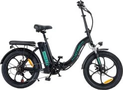 Hitway BK6 Elektrische Fiets | Opvouwbare E-bike | 20 Inch Fat Tire | 350W Motor | 10Ah | Zwart/Groen -Fiets Serie Winkel 1200x878 8