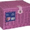 Bakkersmand Roze Medium 41x34x27 Met Deksel 300534