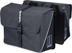 Basil Forte Dubbele Fietstas - Zwart - 35 Liter