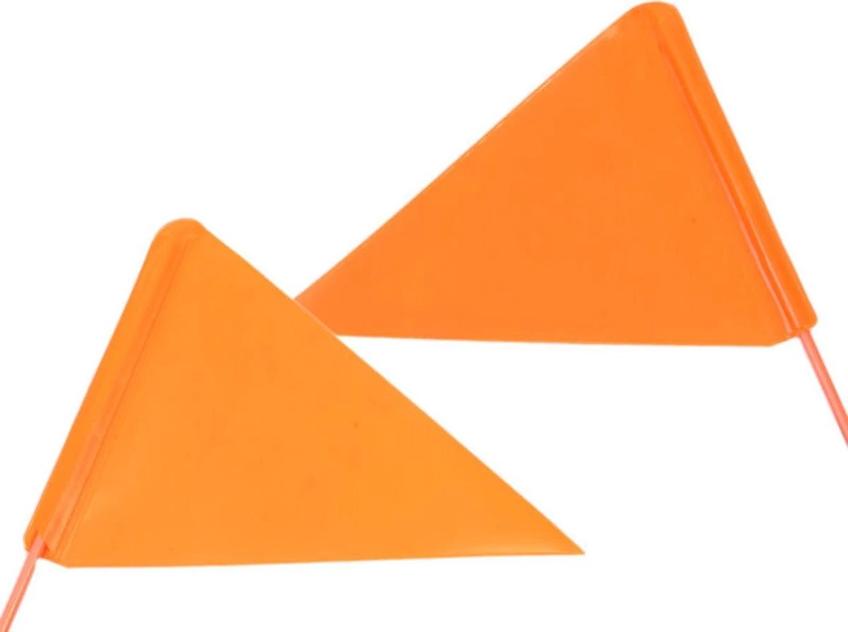 Johntoy - Fietsvlag - Kinderen - Oranje 2 Johntoy - Fietsvlag - Kinderen - Oranje - Afbeelding 2