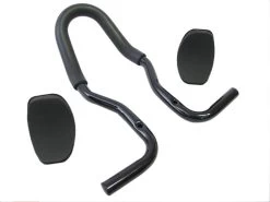 TranzX JD Opzetstuur - Ligstuur - 254 Mm - ZWART