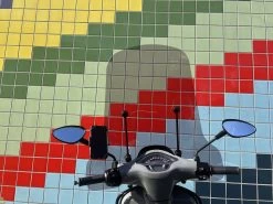 MANOS LIBRES - MODEL E PRO | TELEFOONHOUDER SCOOTER, MOTOR | SPIEGEL | UNIVERSEEL | ZWART | PIAGGIO | VESPA | ZIP -Fiets Serie Winkel 1200x899 25