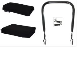 Bagagedrager-kussen, Rug-rolkussentje Incl. Voetsteuntjes En Rugleuning, Complete Set -Fiets Serie Winkel 1200x900 76